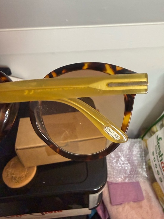 Tom Ford Phillipa Tortoise Shell Round Sunglasses main image 6